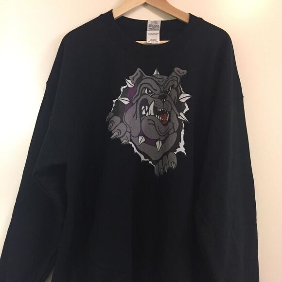 Bulldog Crewneck Sweatshirt size XL - Picture 1 of 1